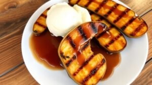 Grilled Maple Bananas