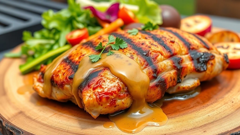 Grilled Maple Mustard Chicken