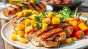 Grilled Mango Chicken