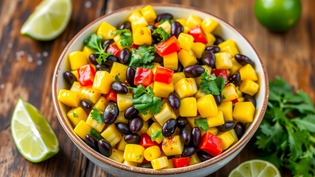 Grilled Corn and Black Bean Salad