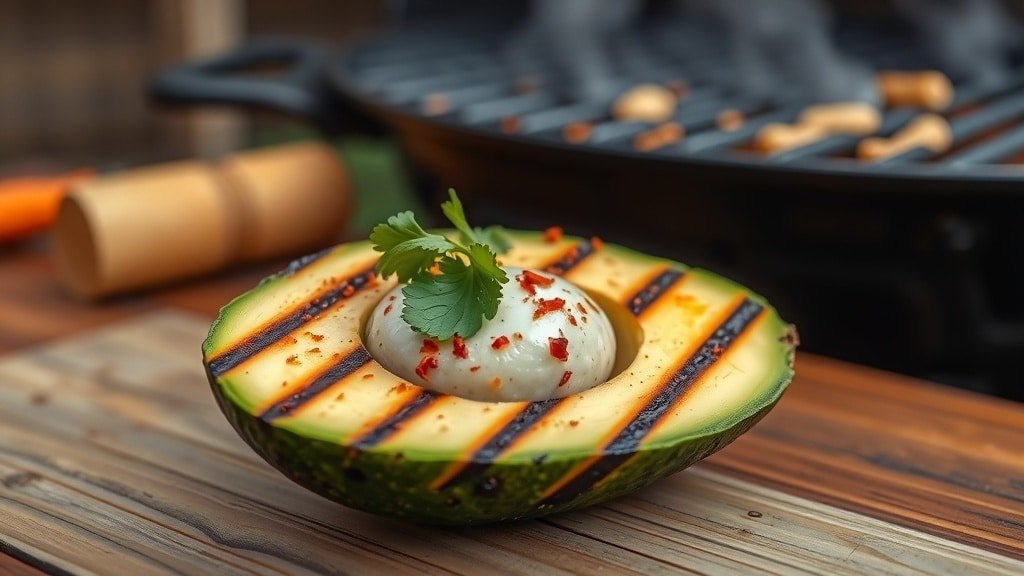 Grilled Avocado Halves