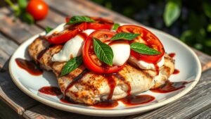 Grilled Caprese Chicken