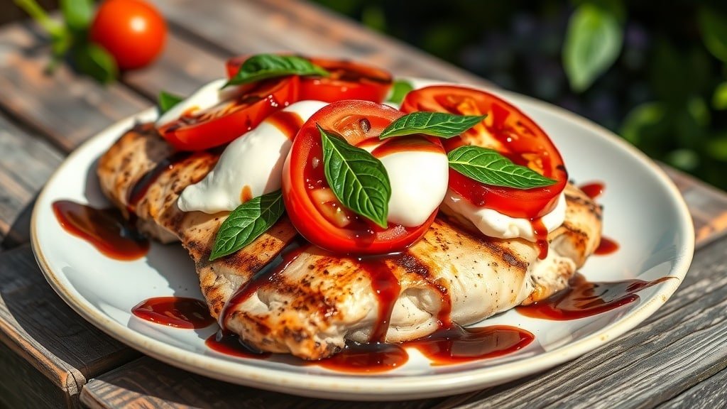 Grilled Caprese Chicken