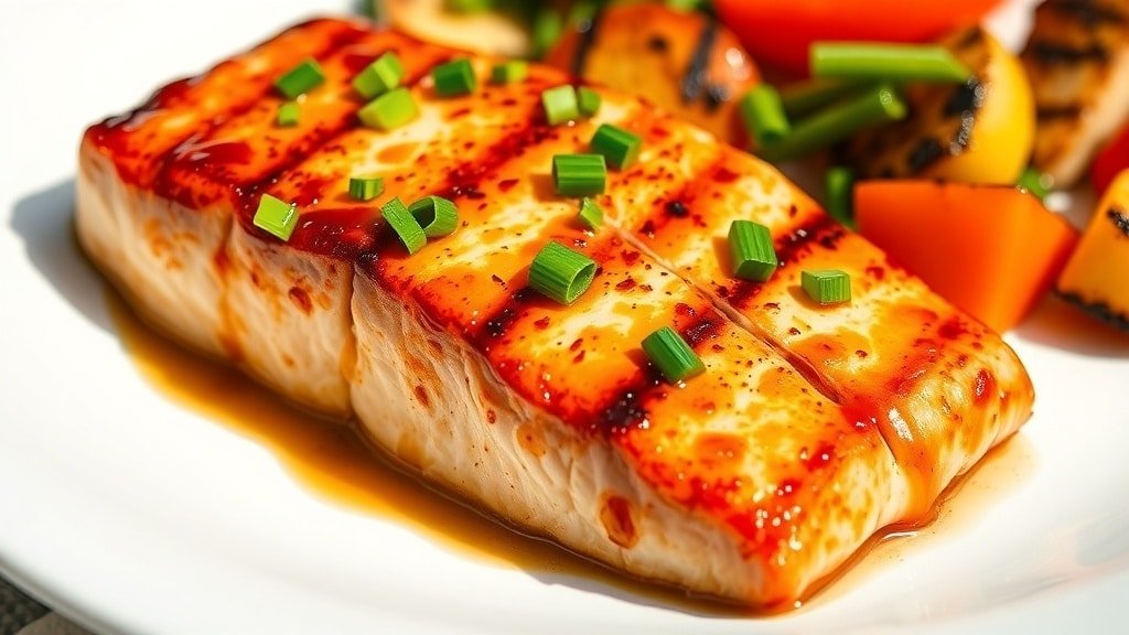 Grilled Honey Garlic Salmon