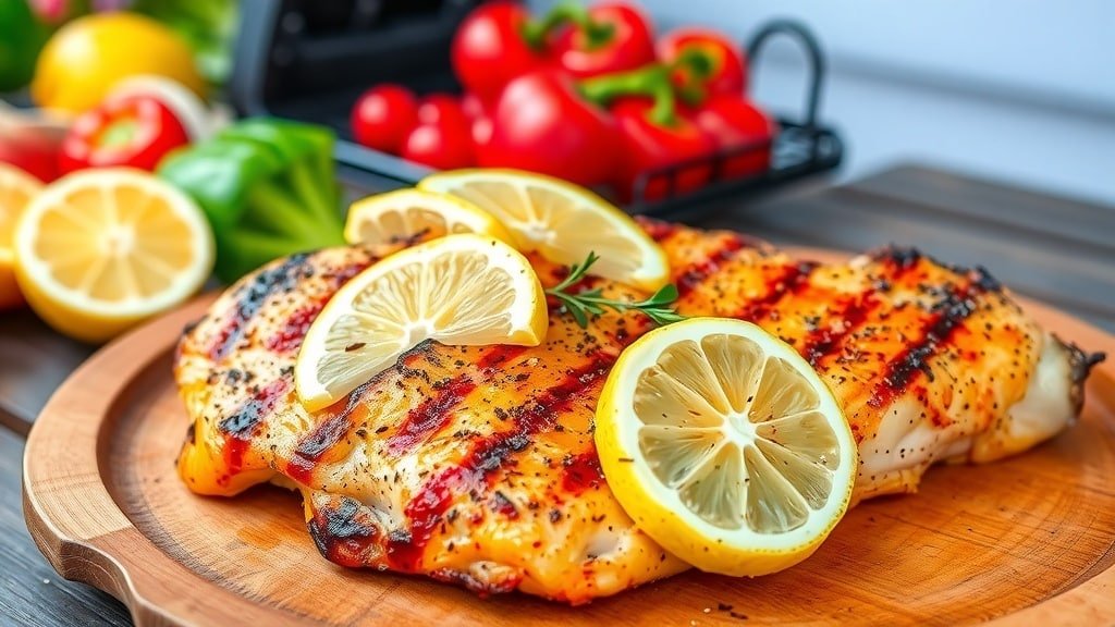 Grilled Lemon Pepper Chicken