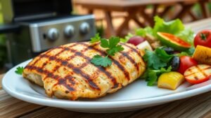 Grilled Garlic Dijon Chicken