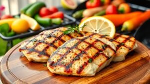 Grilled Herb Marinated Chicken