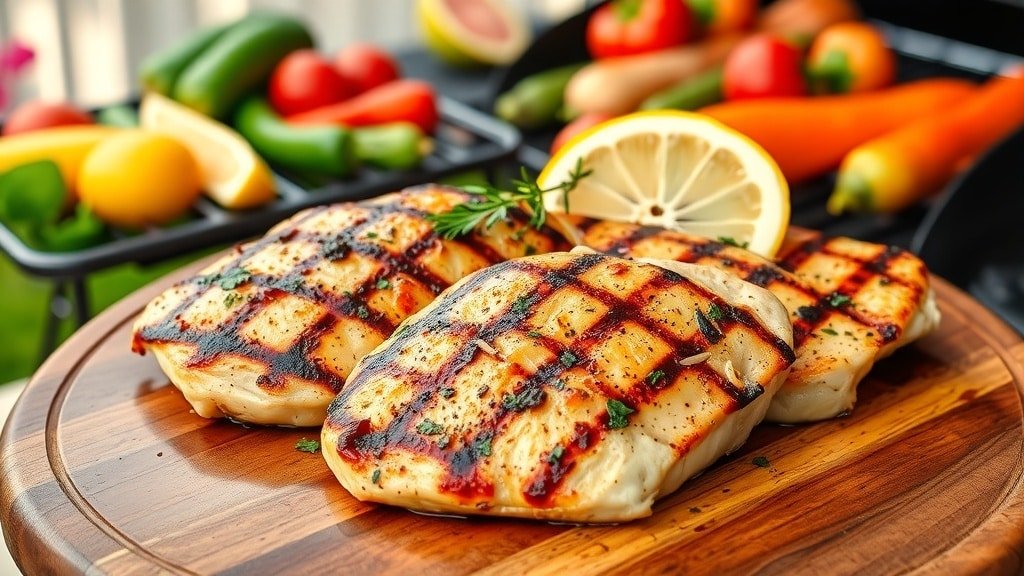 Grilled Herb Marinated Chicken
