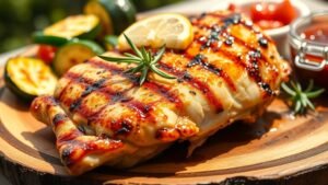 Grilled Lemon Rosemary Chicken
