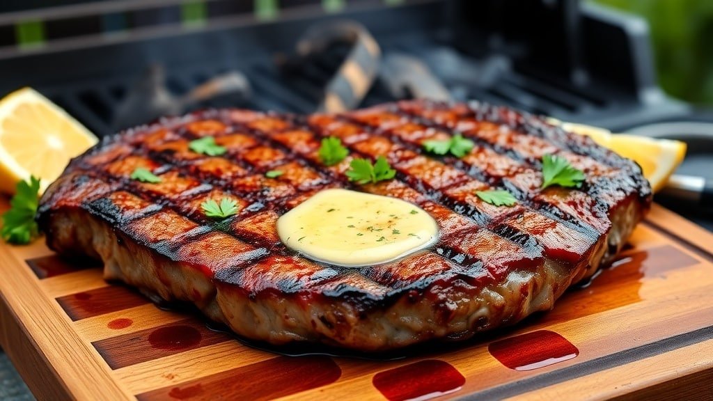Grilled Garlic Butter Steak
