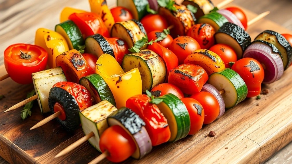 Grilled Veggie Kabobs
