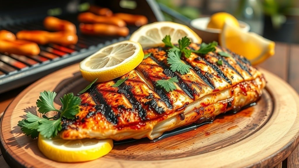 Grilled Cajun Catfish