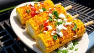 Grilled Chili Lime Corn