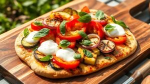 Grilled Veggie Flatbread