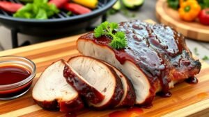 Grilled BBQ Pork Tenderloin