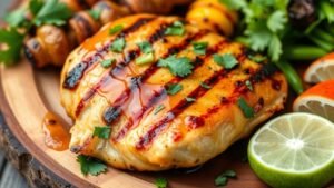 Grilled Honey Lime Chicken