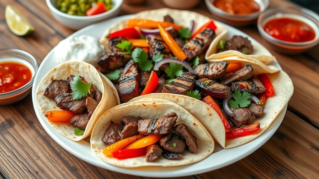 Grilled Steak Fajitas