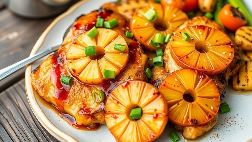 Grilled Pineapple Teriyaki Chicken