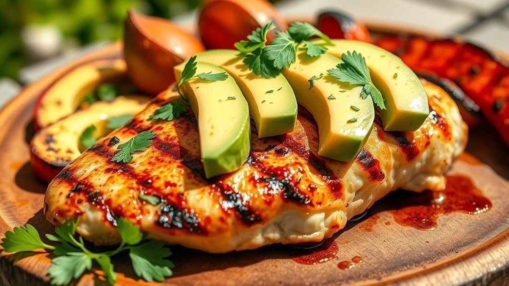 Grilled Avocado Chicken