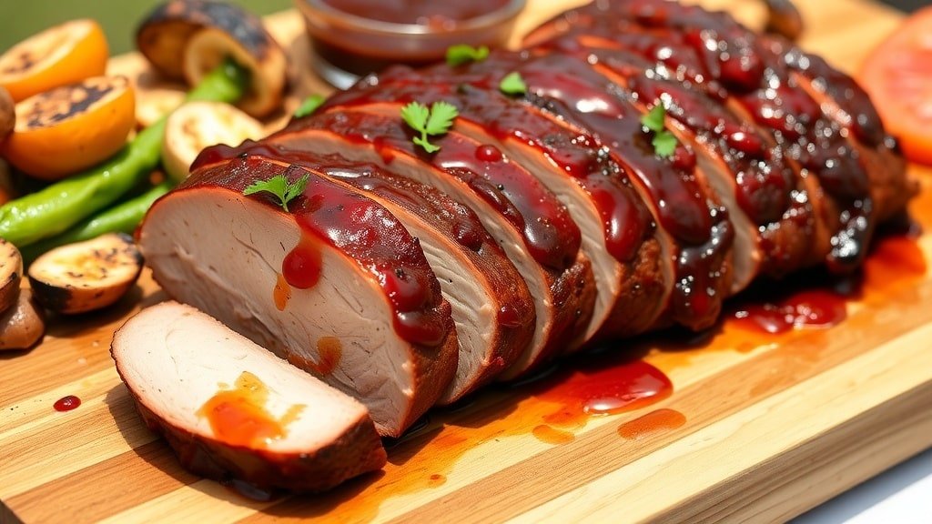 Grilled BBQ Pork Tenderloin