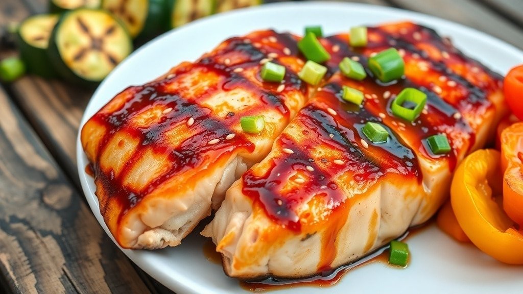 Grilled Teriyaki Salmon
