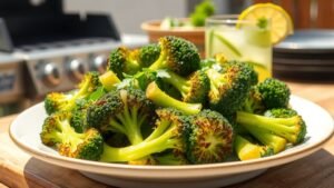Grilled Lemon Herb Broccoli