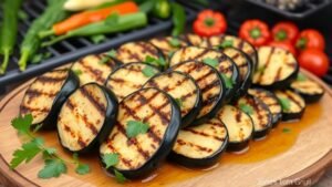 Grilled Mediterranean Eggplant