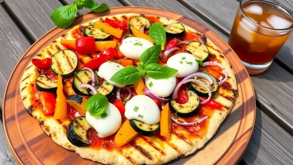 Grilled Veggie Flatbread