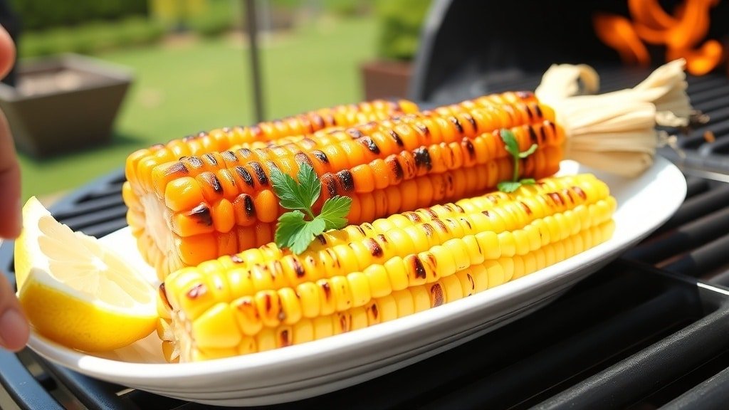 Grilled Honey Butter Corn