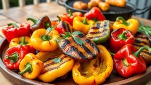 Grilled Smoky Bell Peppers