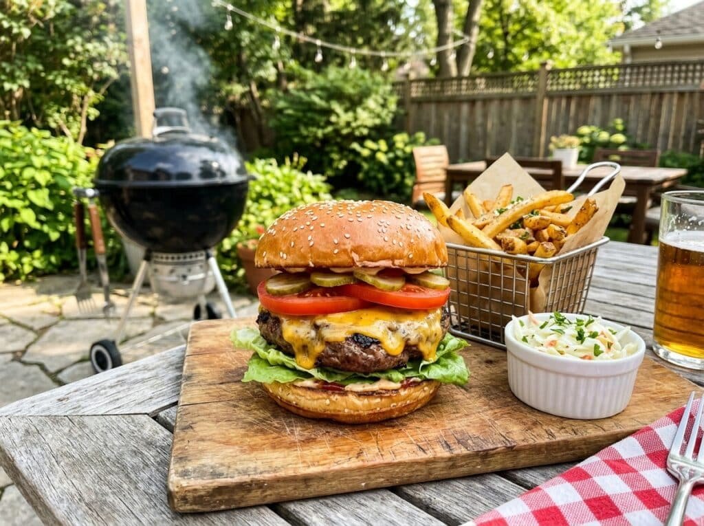 Classic Backyard Beef Burgers