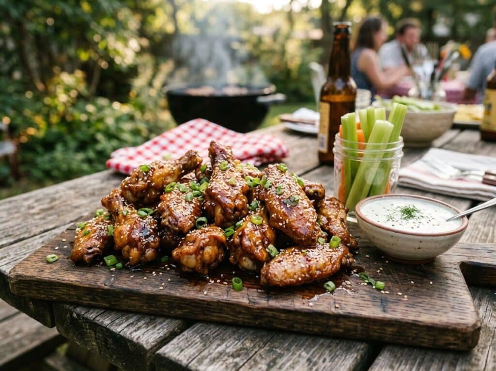 Sweet and Spicy Chicken Wings