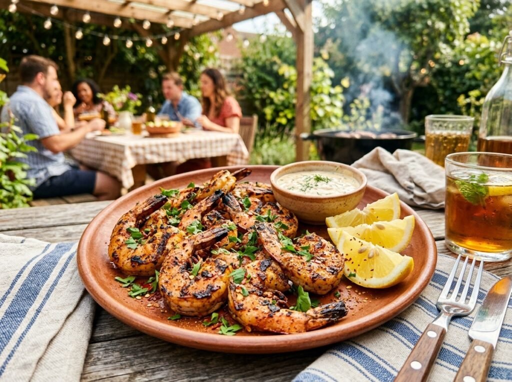 Spicy Cajun Grilled Shrimp