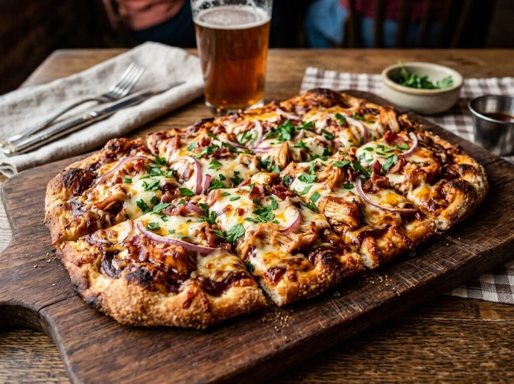 BBQ Chicken Flatbread Pizza