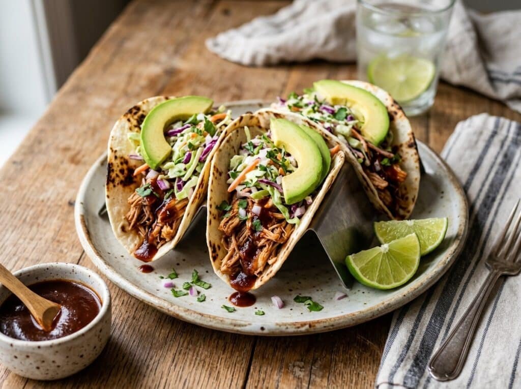 BBQ Pulled Chicken Tacos