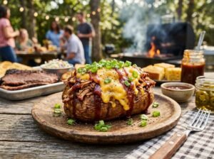 BBQ Loaded Baked Potatoes