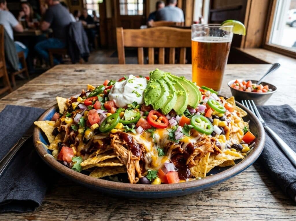 BBQ Chicken Nachos Supreme