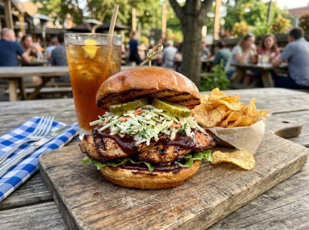 Grilled BBQ Chicken Sandwiches