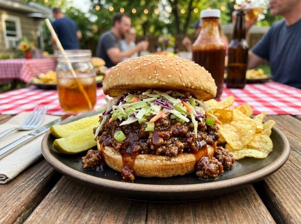 BBQ Sloppy Joe Sandwiches
