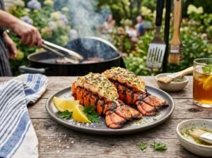 Grilled BBQ Lobster Tails