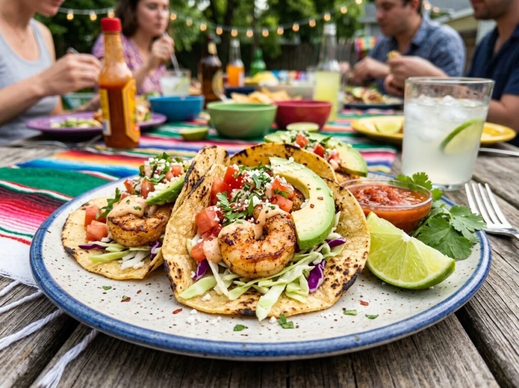 Grilled Spicy Shrimp Tacos