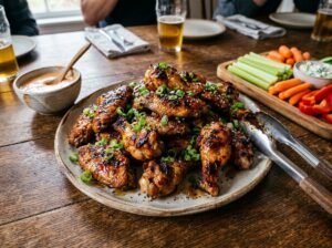 Grilled Sweet Heat Chicken Wings