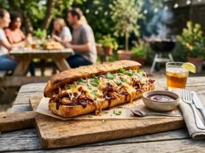 BBQ Chicken Stuffed Baguettes