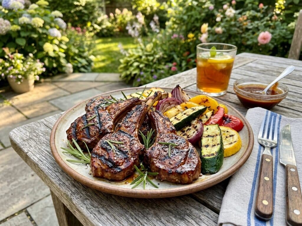 Grilled BBQ Lamb Chops