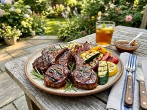Grilled BBQ Lamb Chops