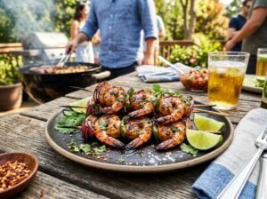 Grilled Honey Lime Shrimp