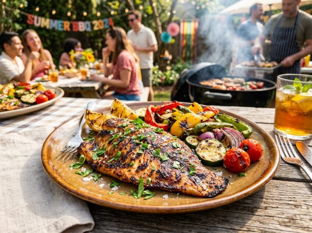 Cajun BBQ Grilled Tilapia
