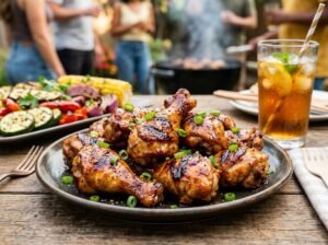 Honey BBQ Grilled Drumettes