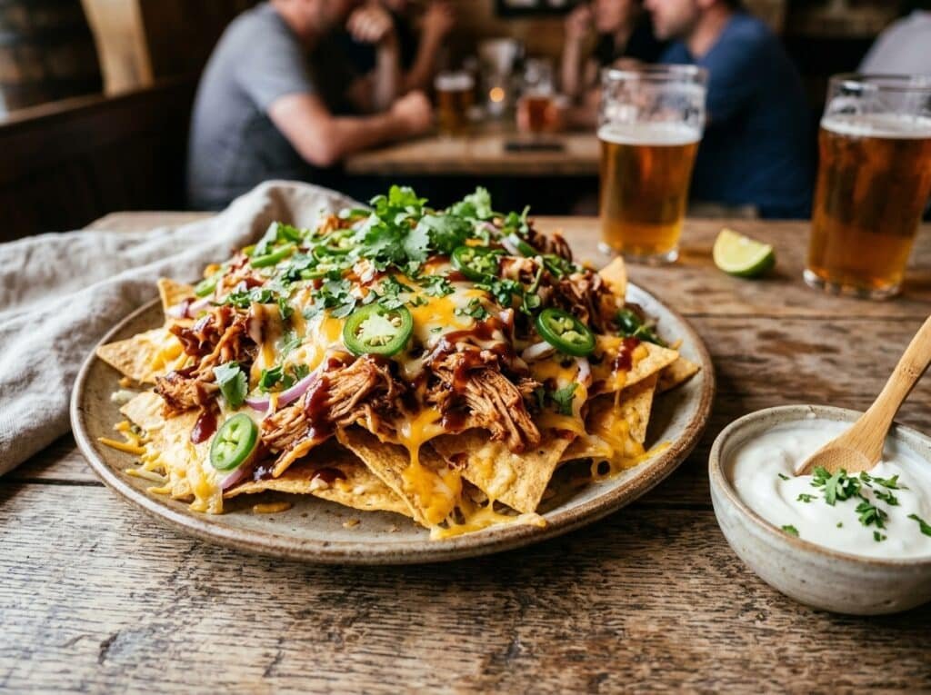 BBQ Chicken Loaded Tortilla Chips