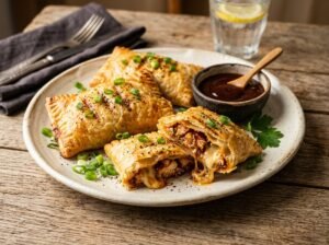 Grilled BBQ Chicken Stuffed Pockets